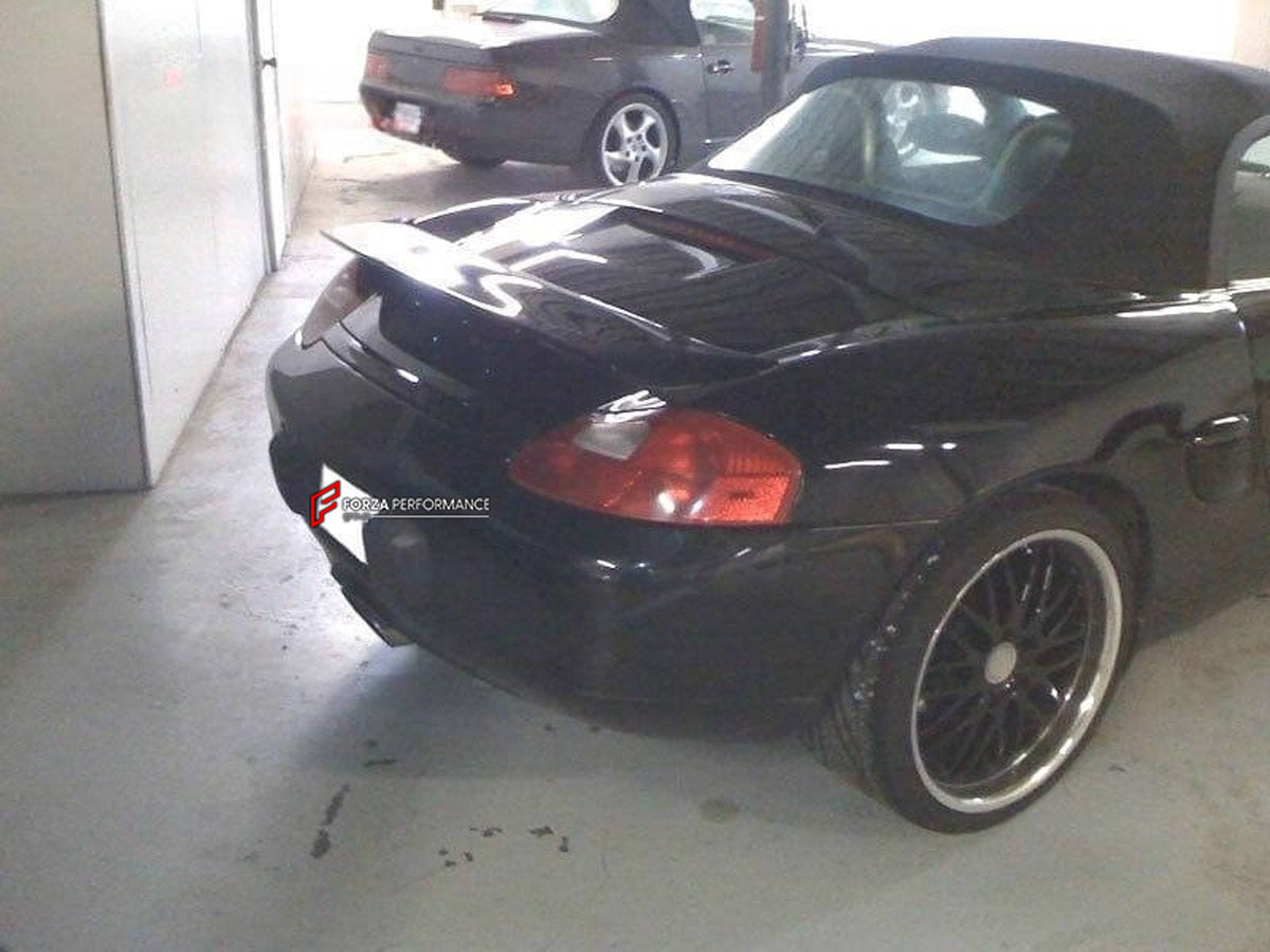 Rear Spoiler Wing for Porsche Boxster 986
Set includes:

Rear Spoiler Wing
NOTE: Professional installation is required.