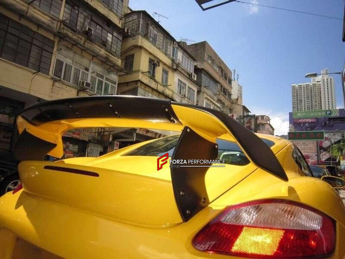 Rear Spoiler Wing for Porsche Cayman 987 2006 - 2011
Set includes:

Rear Spoiler Wing
Material: Plastic

NOTE: Professional installation is required.