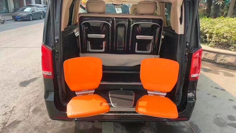 REAR TAILGATE FOLDING SEATS WITH TABLE for MERCEDES BENZ V CLASS W447 2025+