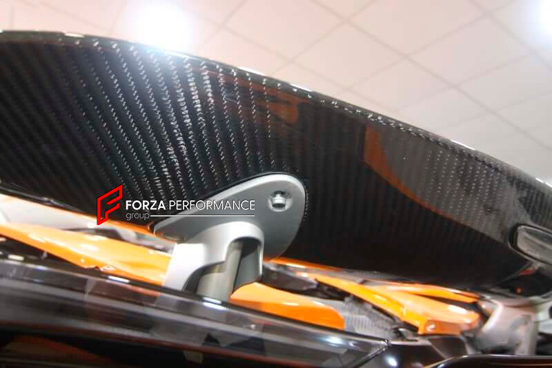 CARBON REAR WING SPOILER for MCLAREN 720S COUPE 2017 - 2023

Set includes:

Rear Wing Spoiler

Material: Carbon

Note: Professional installation is required