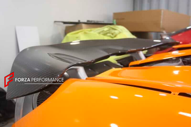 CARBON REAR WING SPOILER for MCLAREN 720S COUPE 2017 - 2023

Set includes:

Rear Wing Spoiler

Material: Carbon

Note: Professional installation is required