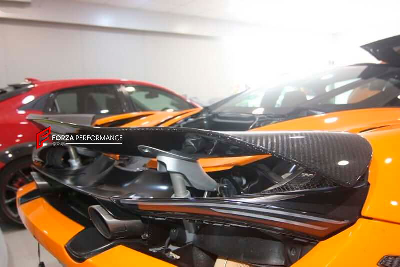 CARBON REAR WING SPOILER for MCLAREN 720S COUPE 2017 - 2023

Set includes:

Rear Wing Spoiler

Material: Carbon

Note: Professional installation is required