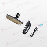 REARVIEW MIRROR for LAND ROVER DEFENDER 90 110 130 L663 2020+
Set includes:

LCD Rearview Mirror
Roof Shark Fin Antenna with Integrated HD Camera

NOTE: Professional installation is required.
