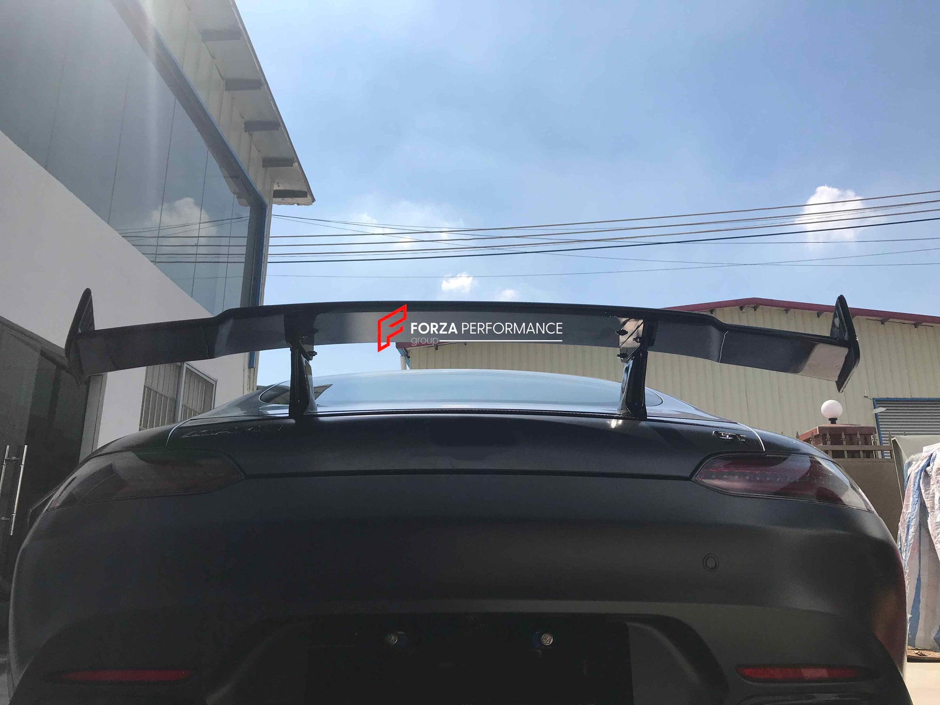 High quality RENNTECH forging carbon fiber rear spoiler for AMG GT GTS