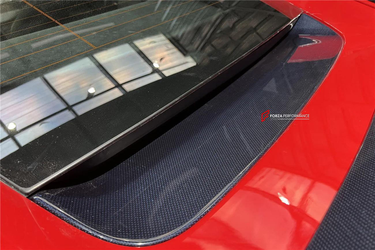 REPLACEMENT CARBON BODY KIT for FERRARI 812 SUPERFAST GTS 2017+

Set includes:

Front Splitter
Engine Bay Panels
Door Seals
Side Skirts
Rear Hood / Bonnet Lower Insert
Rear Lip
Rear Diffuser

Material: Dry Carbon

Note: Professional installation is required
