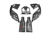 REPLACEMENT CARBON BODY KIT for FERRARI 812 SUPERFAST GTS 2017+

Set includes:

Front Splitter
Engine Bay Panels
Door Seals
Side Skirts
Rear Hood / Bonnet Lower Insert
Rear Lip
Rear Diffuser

Material: Dry Carbon

Note: Professional installation is required