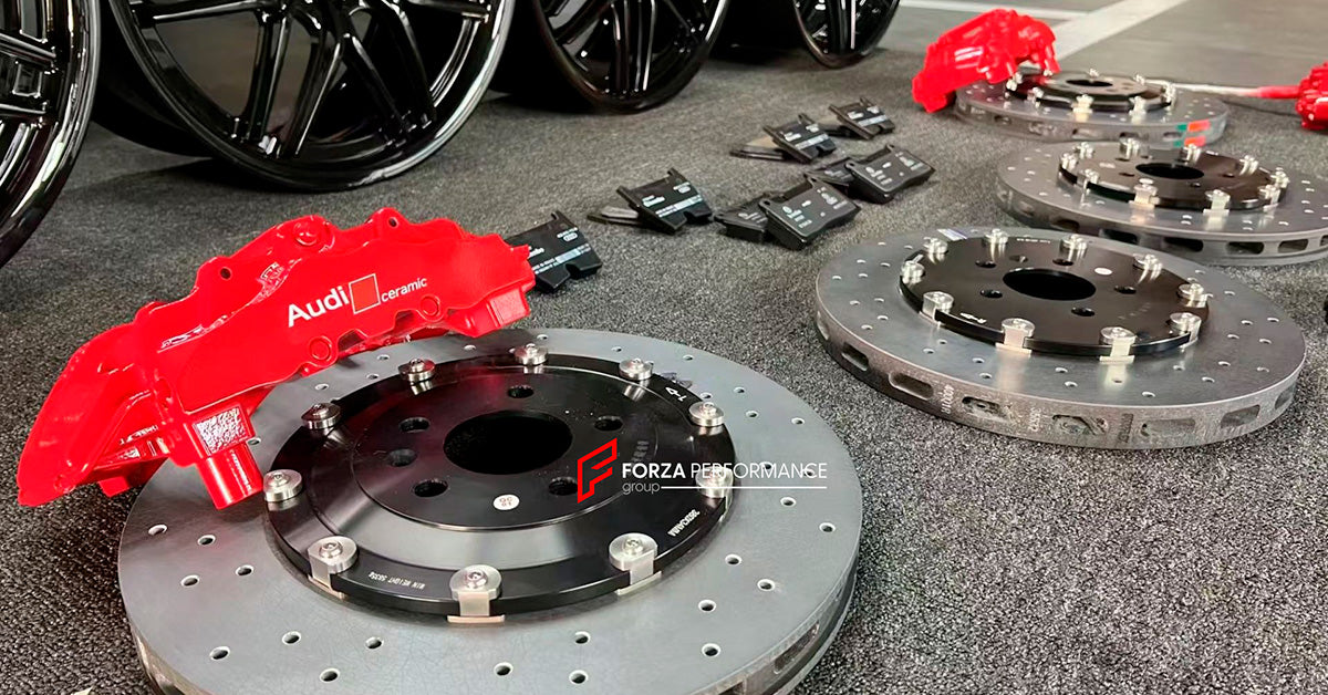 REPLACEMENT CARBON CERAMIC BRAKE DISK ROTORS for AUDI R8 42 2007 - 2016