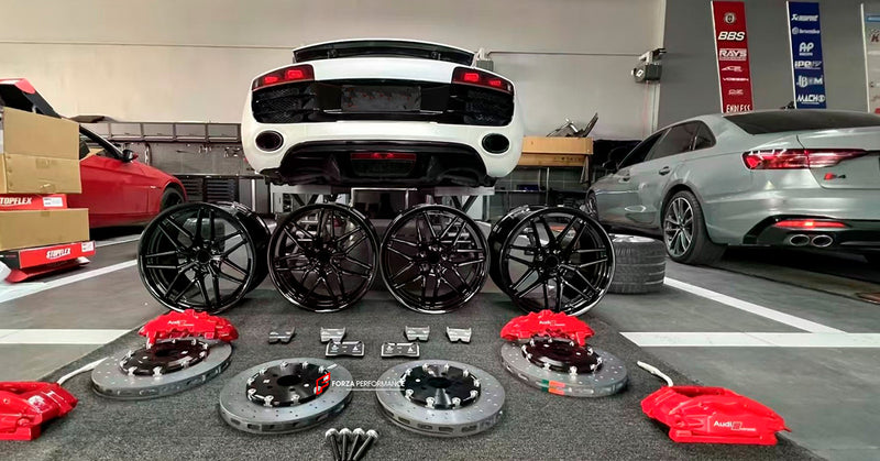 REPLACEMENT CARBON CERAMIC BRAKE DISK ROTORS for AUDI R8 42 2007 - 2016