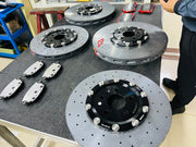 REPLACEMENT CARBON CERAMIC BRAKE DISK ROTORS for AUDI RS6 C8 2019 - 2023

Forza Performance Group offers various types of big brake kits, all types of aftermarket brake calipers, as well as genuine original brands of all types, such as AP Racing, Brembo, Akebono, AMG, M Performance, Audi, Porsche, Lamborghini, Toyota TRD, etc.

Material: Carbon Ceramic

Current set includes:

2x Front Brake discs 420 mm

2x Rear Brake discs 370 mm


PLEASE INCLUDE YOUR VIN, MODEL AND YEAR WHEN PURCHASING.