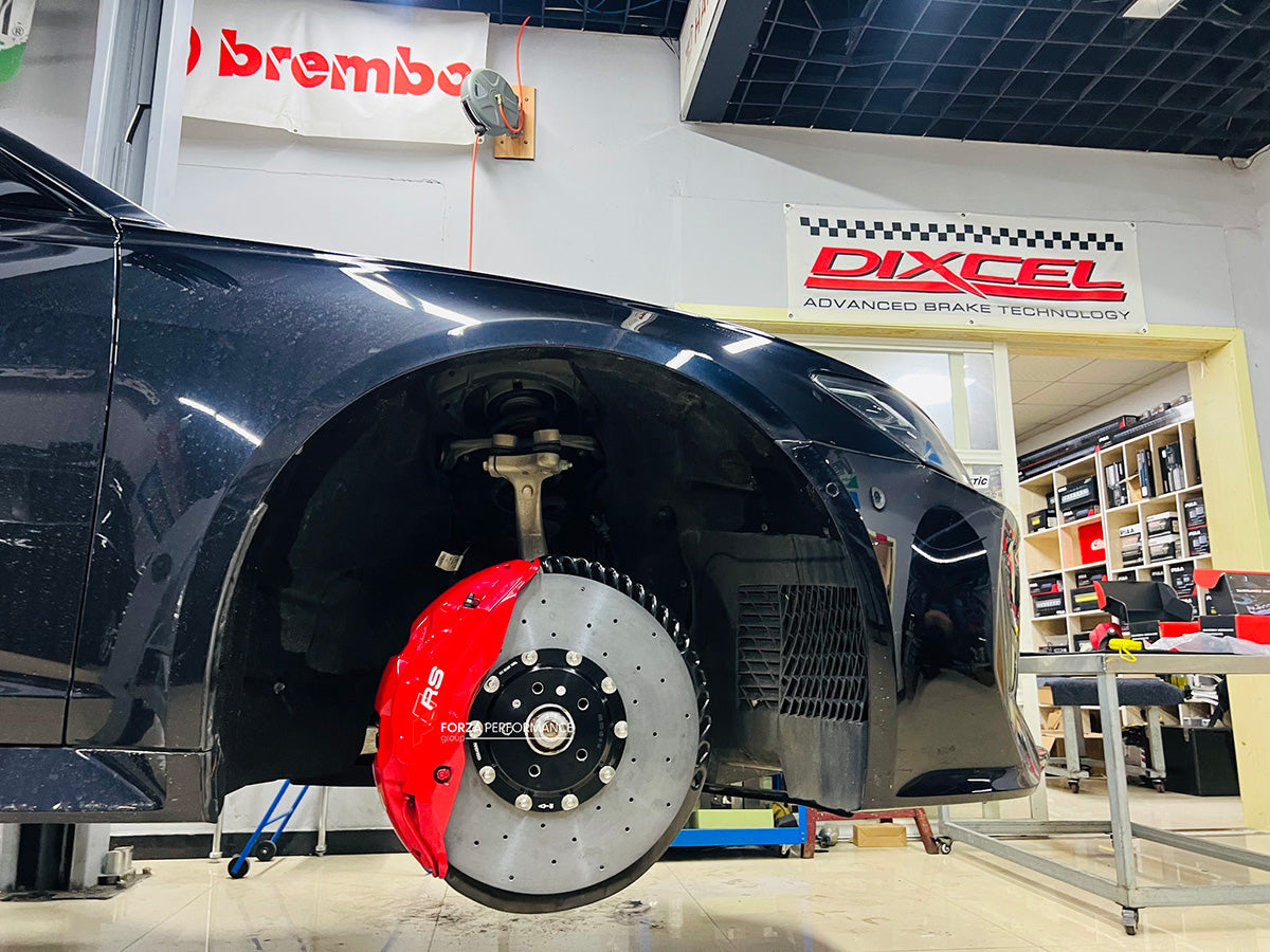 REPLACEMENT CARBON CERAMIC BRAKE DISK ROTORS for AUDI RS6 C8 2019 - 2023

Forza Performance Group offers various types of big brake kits, all types of aftermarket brake calipers, as well as genuine original brands of all types, such as AP Racing, Brembo, Akebono, AMG, M Performance, Audi, Porsche, Lamborghini, Toyota TRD, etc.

Material: Carbon Ceramic

Current set includes:

2x Front Brake discs 420 mm

2x Rear Brake discs 370 mm


PLEASE INCLUDE YOUR VIN, MODEL AND YEAR WHEN PURCHASING.