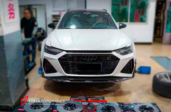 REPLACEMENT CARBON CERAMIC BRAKE DISK ROTORS for AUDI RS6 C8 2019+

Forza Performance Group offers various types of big brake kits, all types of aftermarket brake calipers, as well as genuine original brands of all types, such as AP Racing, Brembo, Akebono, AMG, M Performance, Audi, Porsche, Lamborghini, Toyota TRD, etc.

In the photos above you can see an installed Forza Performance Group set of carbon ceramic discs for the&nbsp;AUDI RS6 C8 2019+ with 390mm/360mm brake rotors.

Material: Carbon Ceramic

Cu