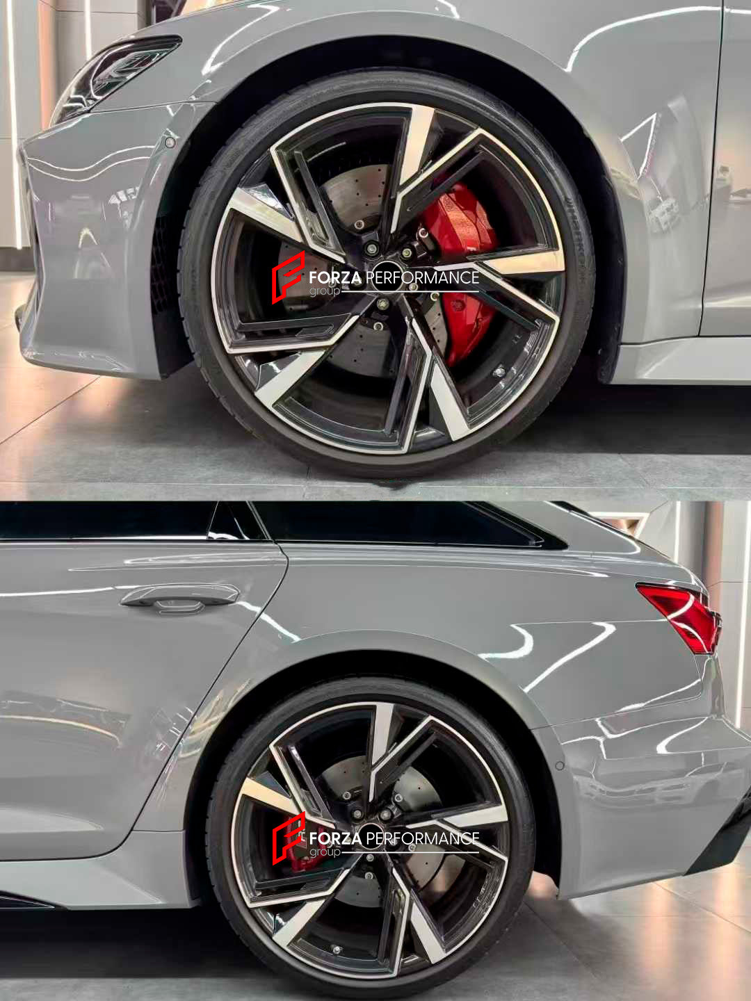 REPLACEMENT CARBON CERAMIC BRAKE DISK ROTORS for AUDI RS6 C8 2019+

Forza Performance Group offers various types of big brake kits, all types of aftermarket brake calipers, as well as genuine original brands of all types, such as AP Racing, Brembo, Akebono, AMG, M Performance, Audi, Porsche, Lamborghini, Toyota TRD, etc.

In the photos above you can see an installed Forza Performance Group set of carbon ceramic discs for the AUDI RS6 C8 2019+ with 420mm/368mm brake rotors.

Material: Carbon Ceramic

Current