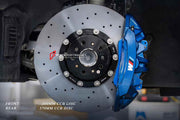 REPLACEMENT CARBON CERAMIC BRAKE DISK ROTORS for BMW M3 M4 G80 G82 2020+

Forza Performance Group offers various types of big brake kits, all types of aftermarket brake calipers, as well as genuine original brands of all types, such as AP Racing, Brembo, Akebono, AMG, M Performance, Audi, Porsche, Lamborghini, Toyota TRD, etc.

In the photos above you can see an installed Forza Performance Group set of carbon ceramic discs for the BMW M3 G80&nbsp;with 400mm/370mm brake rotors.

Material: Carbon Ceramic

Cur