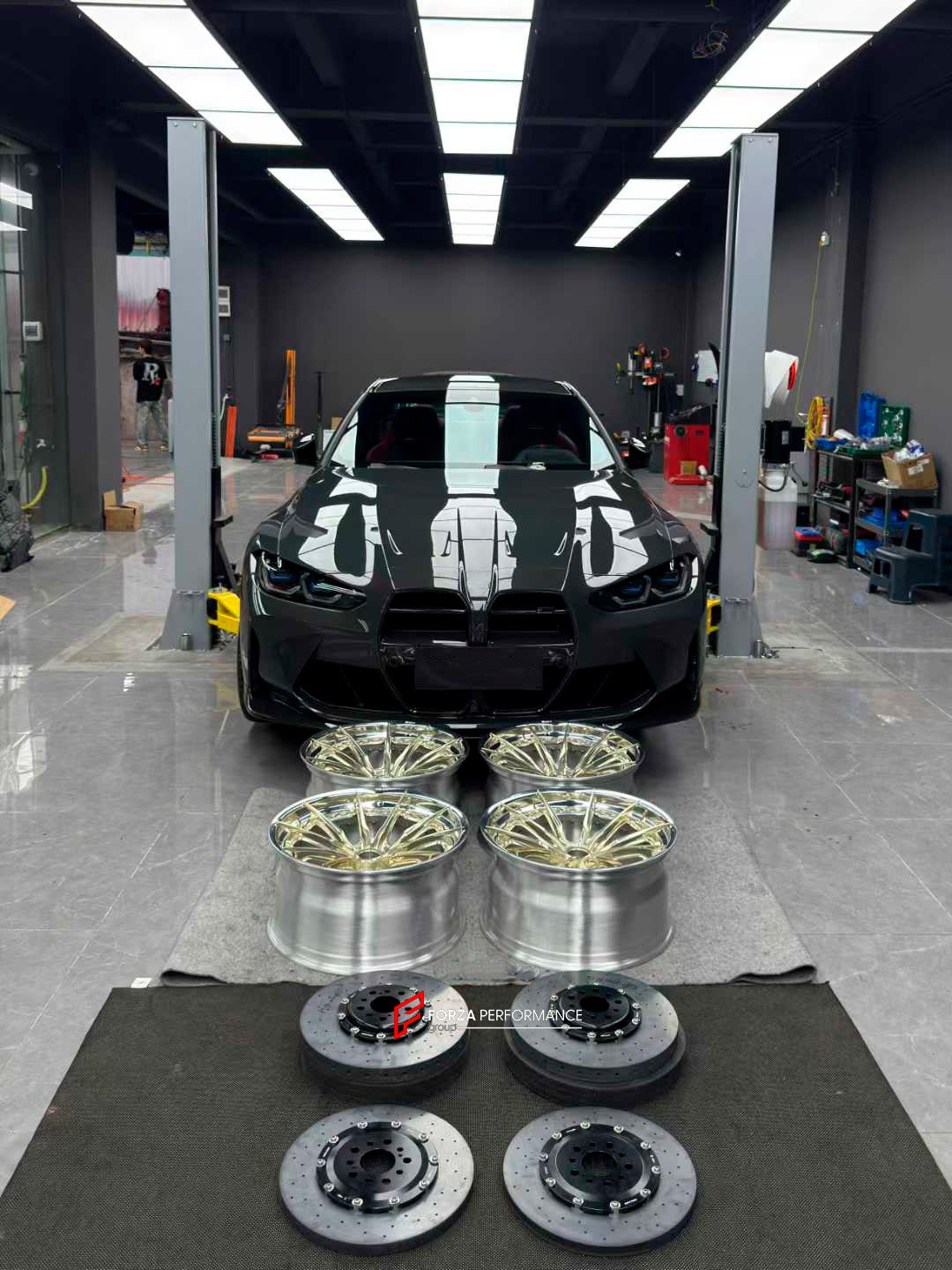 REPLACEMENT CARBON CERAMIC BRAKE DISK ROTORS for BMW M4 G82 2021 - 2024

Forza Performance Group offers various types of big brake kits, all types of aftermarket brake calipers, as well as genuine original brands of all types, such as AP Racing, Brembo, Akebono, AMG, M Performance, Audi, Porsche, Lamborghini, Toyota TRD, etc.

Material: Carbon Ceramic

Current set includes:

2x Front Brake Discs 380 mm
2x Rear Brake Discs 370 mm
4x Brake Pads

PLEASE INCLUDE YOUR VIN, MODEL AND YEAR WHEN PURCHASING.