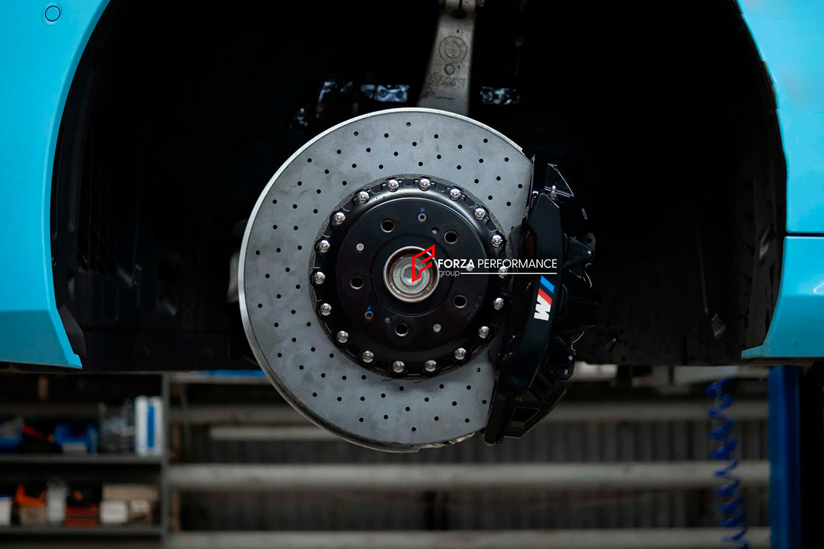 REPLACEMENT CARBON CERAMIC BRAKE DISK ROTORS for BMW M5 G90 G99 2024+

Forza Performance Group offers various types of big brake kits, all types of aftermarket brake calipers, as well as genuine original brands of all types, such as AP Racing, Brembo, Akebono, AMG, M Performance, Audi, Porsche, Lamborghini, Toyota TRD, etc.

Material: Carbon Ceramic

Current set includes:

2x 410-39mm Front Brake Discs

PLEASE INCLUDE YOUR VIN, MODEL AND YEAR WHEN PURCHASING.