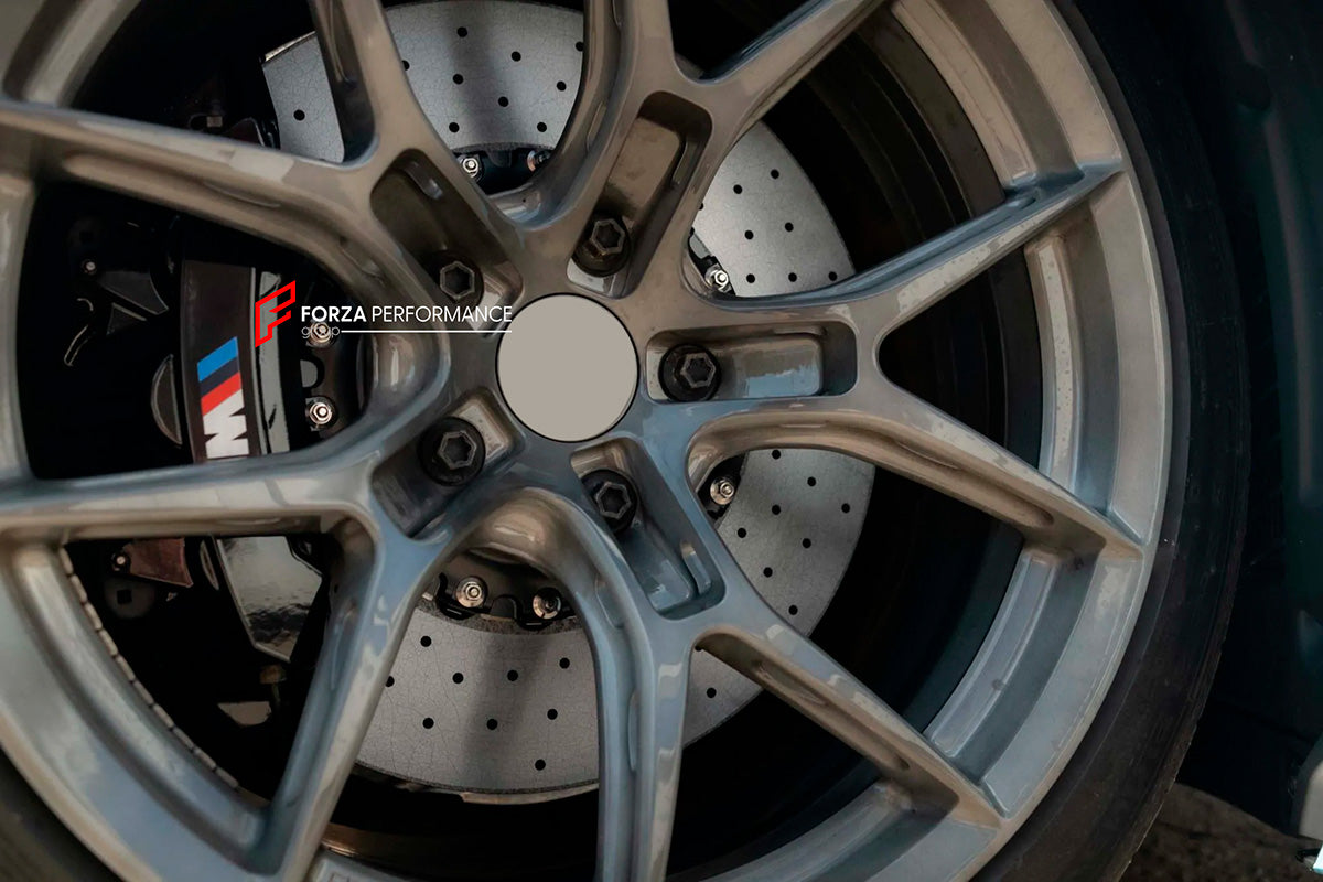 REPLACEMENT CARBON CERAMIC BRAKE DISK ROTORS for BMW M5 G90 G99 2024+

Forza Performance Group offers various types of big brake kits, all types of aftermarket brake calipers, as well as genuine original brands of all types, such as AP Racing, Brembo, Akebono, AMG, M Performance, Audi, Porsche, Lamborghini, Toyota TRD, etc.

Material: Carbon Ceramic

Current set includes:

2x 410-39mm Front Brake Discs

PLEASE INCLUDE YOUR VIN, MODEL AND YEAR WHEN PURCHASING.
