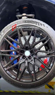 REPLACEMENT CARBON CERAMIC BRAKE DISK ROTORS for BMW X5M F95 2019+

Forza Performance Group offers various types of big brake kits, all types of aftermarket brake calipers, as well as genuine original brands of all types, such as AP Racing, Brembo, Akebono, AMG, M Performance, Audi, Porsche, Lamborghini, Toyota TRD, etc.

In the photos above you can see an installed Forza Performance Group set of carbon ceramic discs for the BMW X5M F95&nbsp;with 400mm/380mm brake rotors.

Material: Carbon Ceramic

Current 