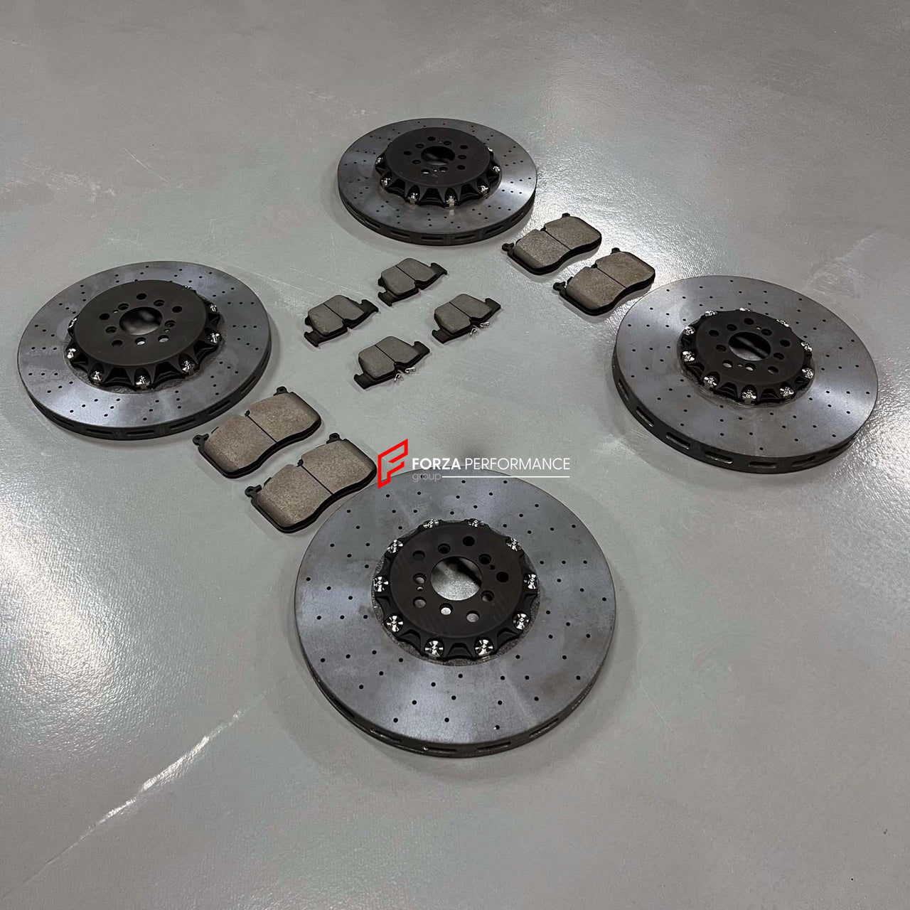 REPLACEMENT CARBON CERAMIC BRAKE DISK ROTORS for BMW XM G09 2023+
Forza Performance Group offers various types of big brake kits, all types of aftermarket brake calipers, as well as genuine original brands of all types, such as AP Racing, Brembo, Akebono, AMG, M Performance, Audi, Porsche, Lamborghini, Toyota TRD, etc.
Material: Carbon Ceramic
Current set includes:
2x Front Brake Discs 420 mm
2x Rear Brake Discs 398 mm
4x Brake Pads
PLEASE INCLUDE YOUR VIN, MODEL AND YEAR WHEN PURCHASING.