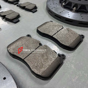 REPLACEMENT CARBON CERAMIC BRAKE DISK ROTORS for BMW XM G09 2023+

Forza Performance Group offers various types of big brake kits, all types of aftermarket brake calipers, as well as genuine original brands of all types, such as AP Racing, Brembo, Akebono, AMG, M Performance, Audi, Porsche, Lamborghini, Toyota TRD, etc.

Material: Carbon Ceramic

Current set includes:

2x Front Brake Discs 420 mm
2x Rear Brake Discs 398 mm
4x Brake Pads

PLEASE INCLUDE YOUR VIN, MODEL AND YEAR WHEN PURCHASING.