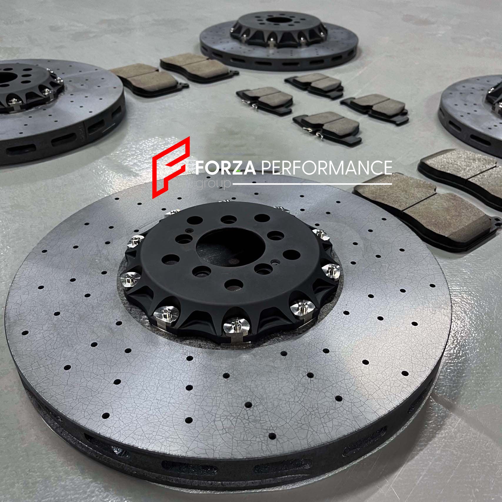 REPLACEMENT CARBON CERAMIC BRAKE DISK ROTORS for BMW XM G09 2023+

Forza Performance Group offers various types of big brake kits, all types of aftermarket brake calipers, as well as genuine original brands of all types, such as AP Racing, Brembo, Akebono, AMG, M Performance, Audi, Porsche, Lamborghini, Toyota TRD, etc.

Material: Carbon Ceramic

Current set includes:

2x Front Brake Discs 420 mm
2x Rear Brake Discs 398 mm
4x Brake Pads

PLEASE INCLUDE YOUR VIN, MODEL AND YEAR WHEN PURCHASING.