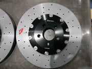REPLACEMENT CARBON CERAMIC BRAKE DISK ROTORS for DODGE CHALLENGER SRT HELLCAT 2015 - 2023
