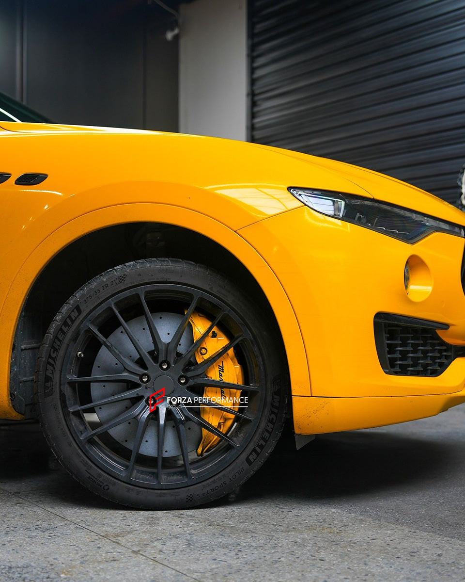 REPLACEMENT CARBON CERAMIC BRAKE DISK ROTORS for MASERATI LEVANTE M161 FACELIFT 2021 - 2024

Forza Performance Group offers various types of big brake kits, all types of aftermarket brake calipers, as well as genuine original brands of all types, such as AP Racing, Brembo, Akebono, AMG, M Performance, Audi, Porsche, Lamborghini, Toyota TRD, etc.

Material: Carbon Ceramic

Current set includes:

2x Front Brake discs 420 mm


PLEASE INCLUDE YOUR VIN, MODEL AND YEAR WHEN PURCHASING.