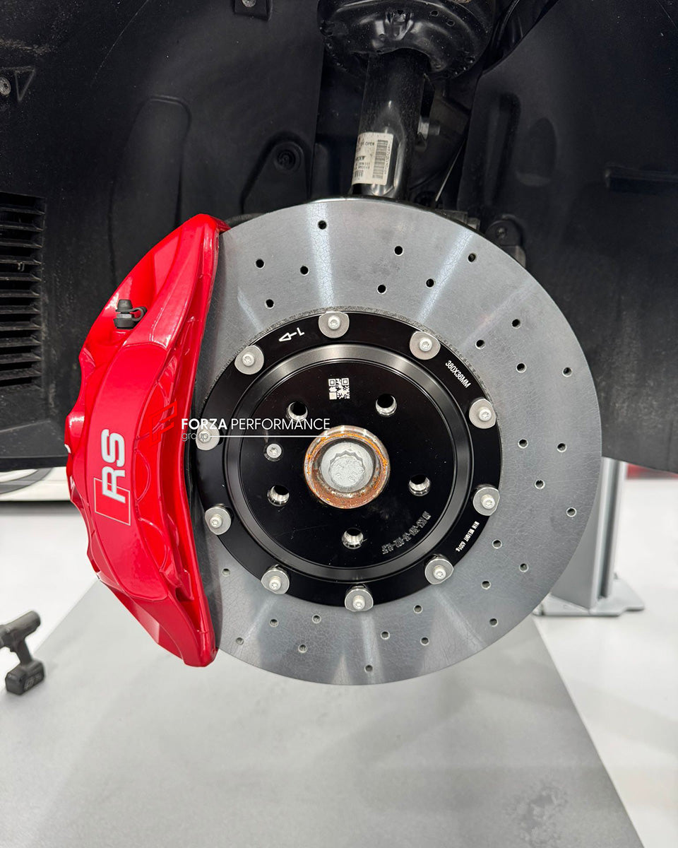 REPLACEMENT CARBON CERAMIC FRONT BRAKE DISK ROTORS for AUDI RS3 8Y 202