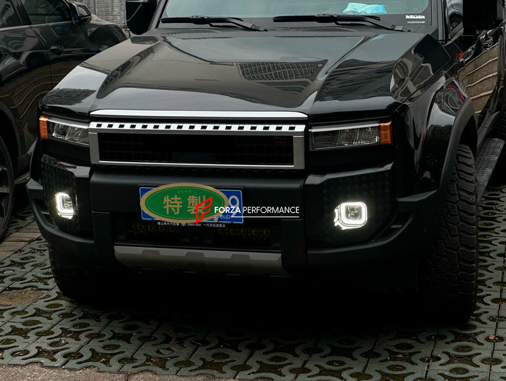 REPLACEMENT FOG LIGHTS for TOYOTA LAND CRUISER 250 LC 250 2023+

Set includes:

Fog Lights

Material: Aluminium, Plastic. 
