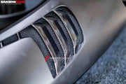 AUTHENTIC DARWINPRO REPLACEMENT FRONT FENDERS for PORSCHE 911 991.2 TURBO / S TO GT3RS

Set includes:

Front Fenders

Material: Dry Carbon / Forged Carbon

Note: Professional installation is required.

CONTACT US FOR PRICING