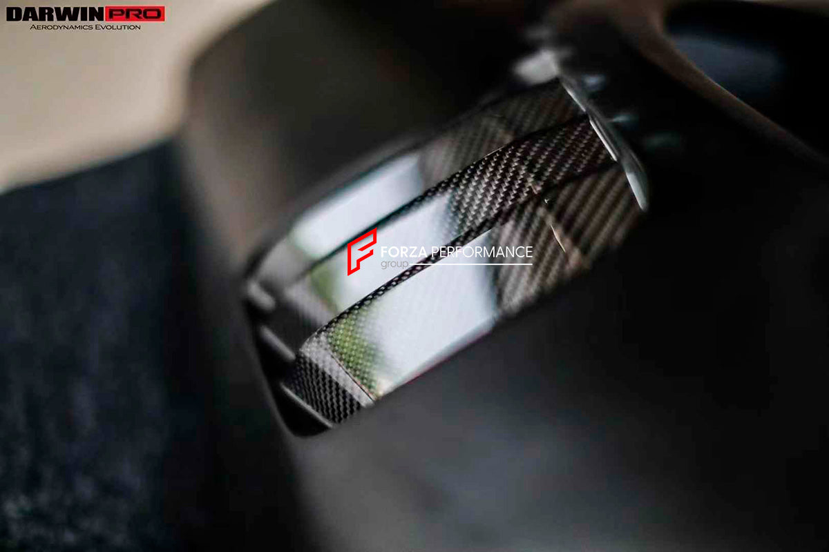 AUTHENTIC DARWINPRO REPLACEMENT FRONT FENDERS for PORSCHE 911 991.2 TURBO / S TO GT3RS

Set includes:

Front Fenders

Material: Dry Carbon / Forged Carbon

Note: Professional installation is required.

CONTACT US FOR PRICING