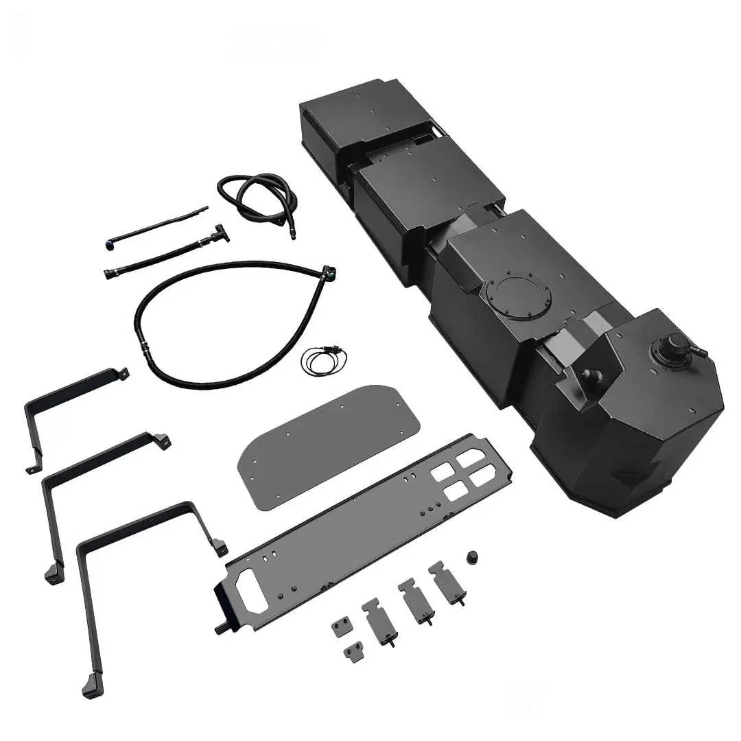 REPLACEMENT FUEL GAS TANK for DODGE RAM 1500 TRX 2021+

Set includes:

Gas Fuel Tank
Fuel Pump
Installation Manual

Material: Steel

Tank Capacity: 186 litre (49.1 Gallon)

Note: Professional installation is required.