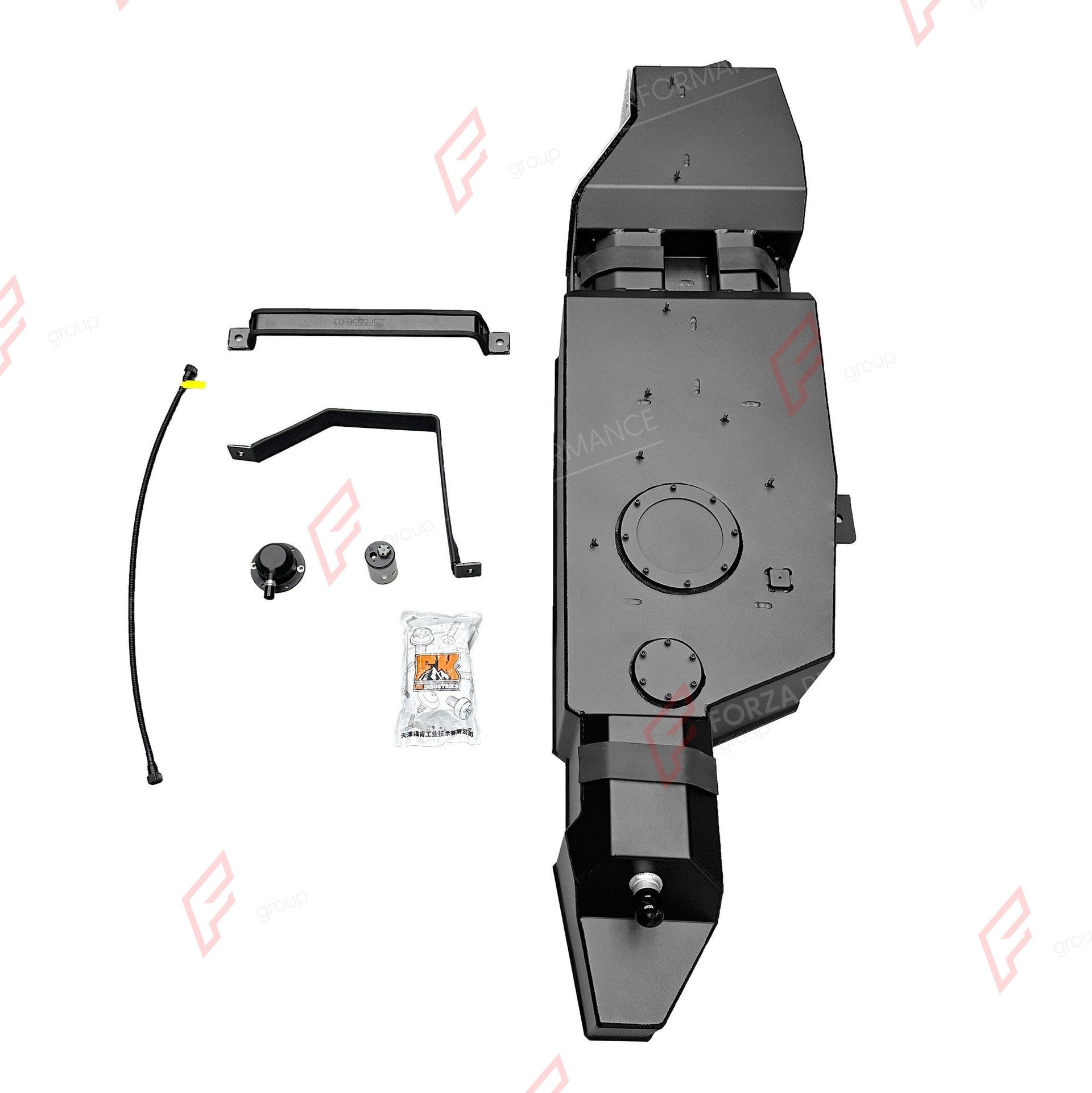 REPLACEMENT LONG RANGE FUEL TANK SYSTEM 98L, +34L (EXTRA 9 GAL) EXTENDED RANGE for FORD BRONCO 2-DOOR 2.3T/2.7T GASOLINE 2021+