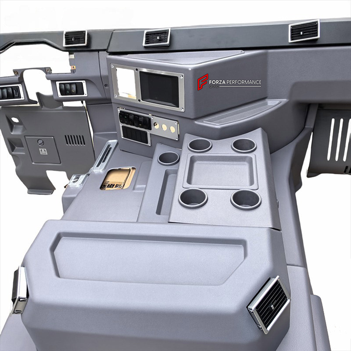 Replacement Interior Kit for Hummer H1 1992 - 2006
Set includes:

Replacement Interior Kit
Material: Plastic

NOTE: Professional installation is required.