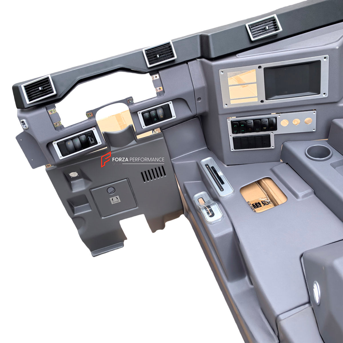 Replacement Interior Kit for Hummer H1 1992 - 2006
Set includes:

Replacement Interior Kit
Material: Plastic

NOTE: Professional installation is required.