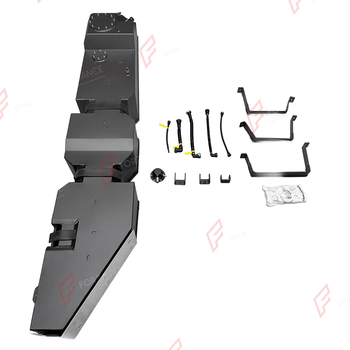 REPLACEMENT LONG RANGE FUEL TANK SYSTEM 165L, +43L (EXTRA 11 GAL) EXTENDED RANGE for TOYOTA TUNDRA HYBRID (2022+) 3.5TT (GASOLINE) 2022+