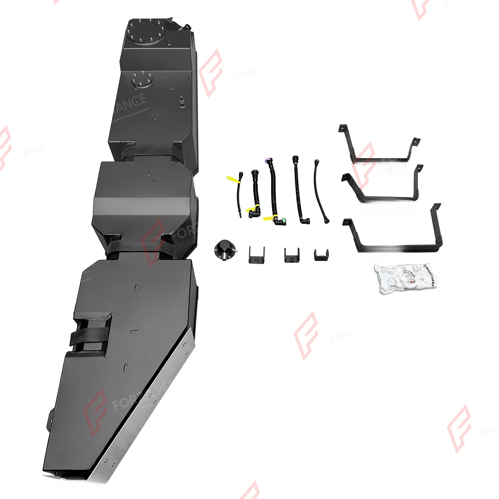 REPLACEMENT LONG RANGE FUEL TANK SYSTEM 165L, +43L (EXTRA 11 GAL) EXTENDED RANGE for TOYOTA TUNDRA HYBRID (2022+) 3.5TT (GASOLINE) 2022+
