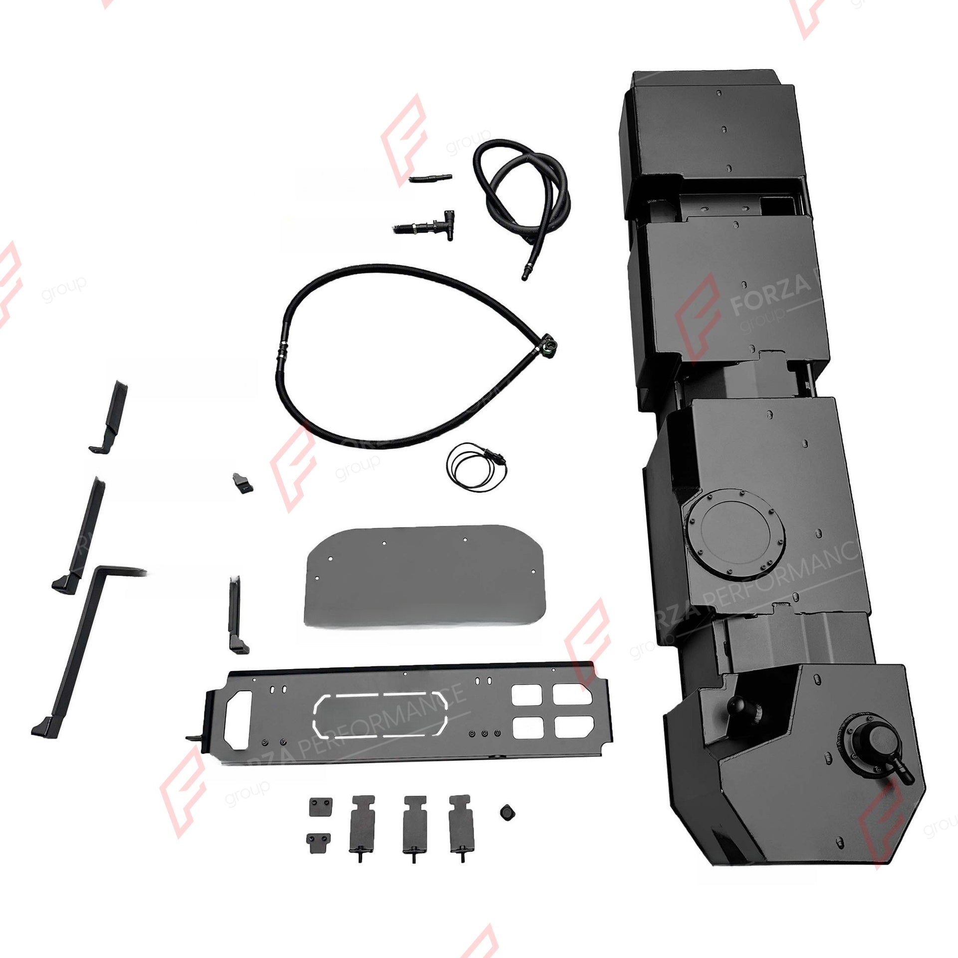 REPLACEMENT LONG RANGE FUEL TANK SYSTEM 186L, +61L (EXTRA 16 GAL) EXTENDED RANGE for RAM 1500 TRX 6.2T US SPEC PETROL 2022+