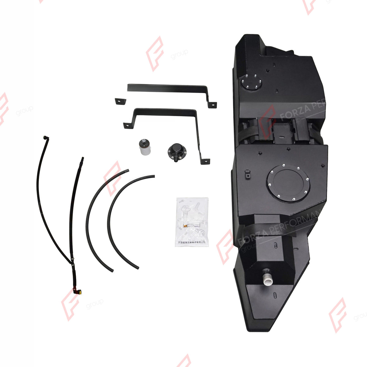REPLACEMENT LONG RANGE FUEL TANK SYSTEM 98L, +34L (EXTRA 9 GAL) EXTENDED RANGE for FORD BRONCO 2-DOOR 2.3T/2.7T GASOLINE 2021+