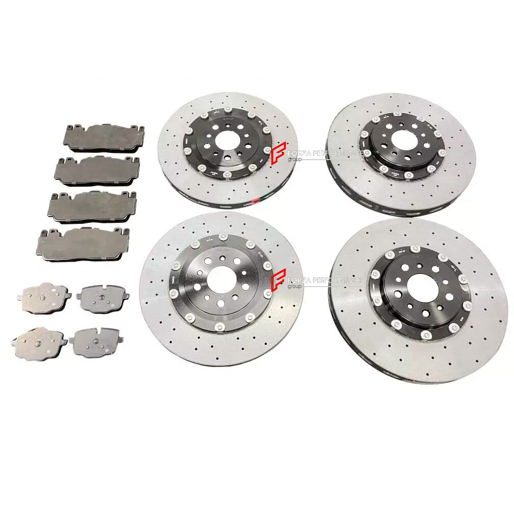 REPLACEMENT PCCB CARBON CERAMIC BRAKE DISK ROTORS KIT for PORSCHE 911 992 GT3 RS 2023+ 9GT-615-302-J 991-351-407-86