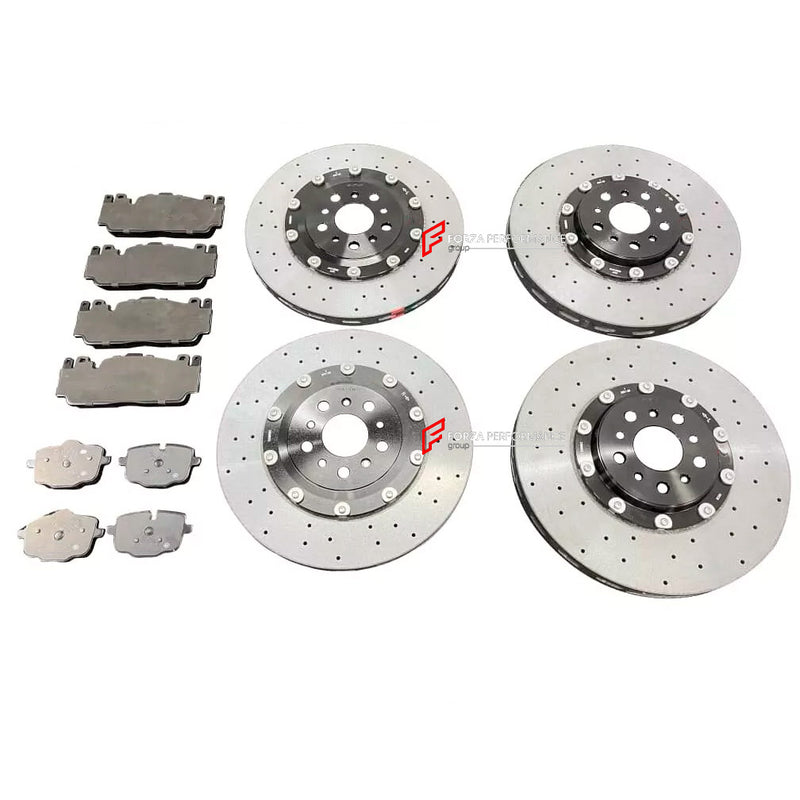 UPGRADE CARBON CERAMIC BRAKE DISK ROTORS KIT for FERRARI F430 NON SCUDERIA 2004 - 2009