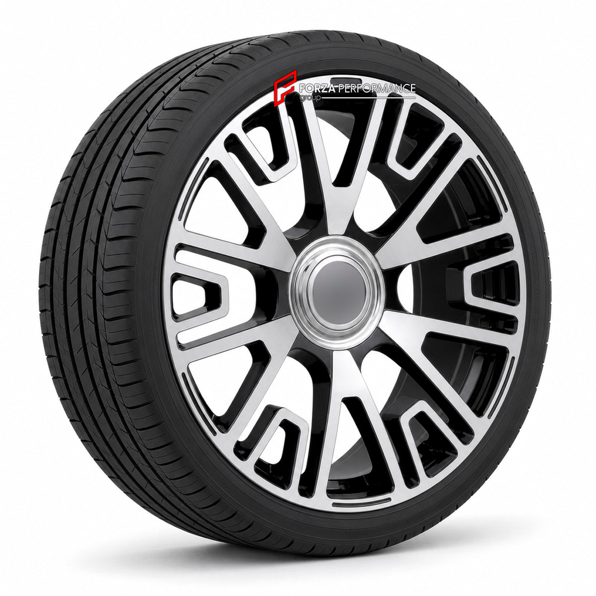 24 INCH FORGED WHEELS RIMS for ROLLS ROYCE GHOST II 2020 - 2025 FORZA PERFORMANCE Mansory Style

We manufacture premium quality forged wheels rims for Rolls Royce Ghost II 2020 - 2025 in any design, size, color.

WHEEL SIZE:

Front: 24 x 10 ET 25
Rear: 24 x 10 ET 25
PCD: 5 x 112 5 x 130
CB: 84.1
Finish: Gloss Black with Machined Face
Material: 6061-T6 Forged Aluminum
THIS WHEEL DESIGN CAN BE CUSTOM-MADE FOR YOUR CAR IN ANY SIZE AND COLOR OPTIONS
Available in monoblock, 2-piece, 3-piece, duoblock, beadlock
3