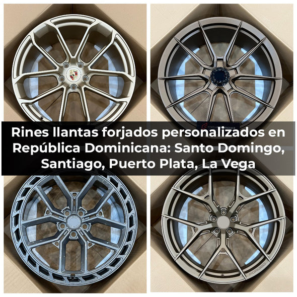 Rines llantas forjados personalizados en República Dominicana: Santo Domingo, Santiago, Puerto Plata, La Vega