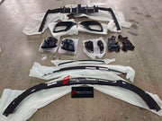 ROCKET 900 Carbon Body Kit For Mercedes Benz E Class E63 AMG W213 2017-2020  Set include:   Front Lip Front Bumper Air Vents Mirror Covers Engine Cover Exhasut Tips Rear Diffuser With LED Light Rear Spoiler/Wing Material: Carbon  NOTE: Professional installation is required