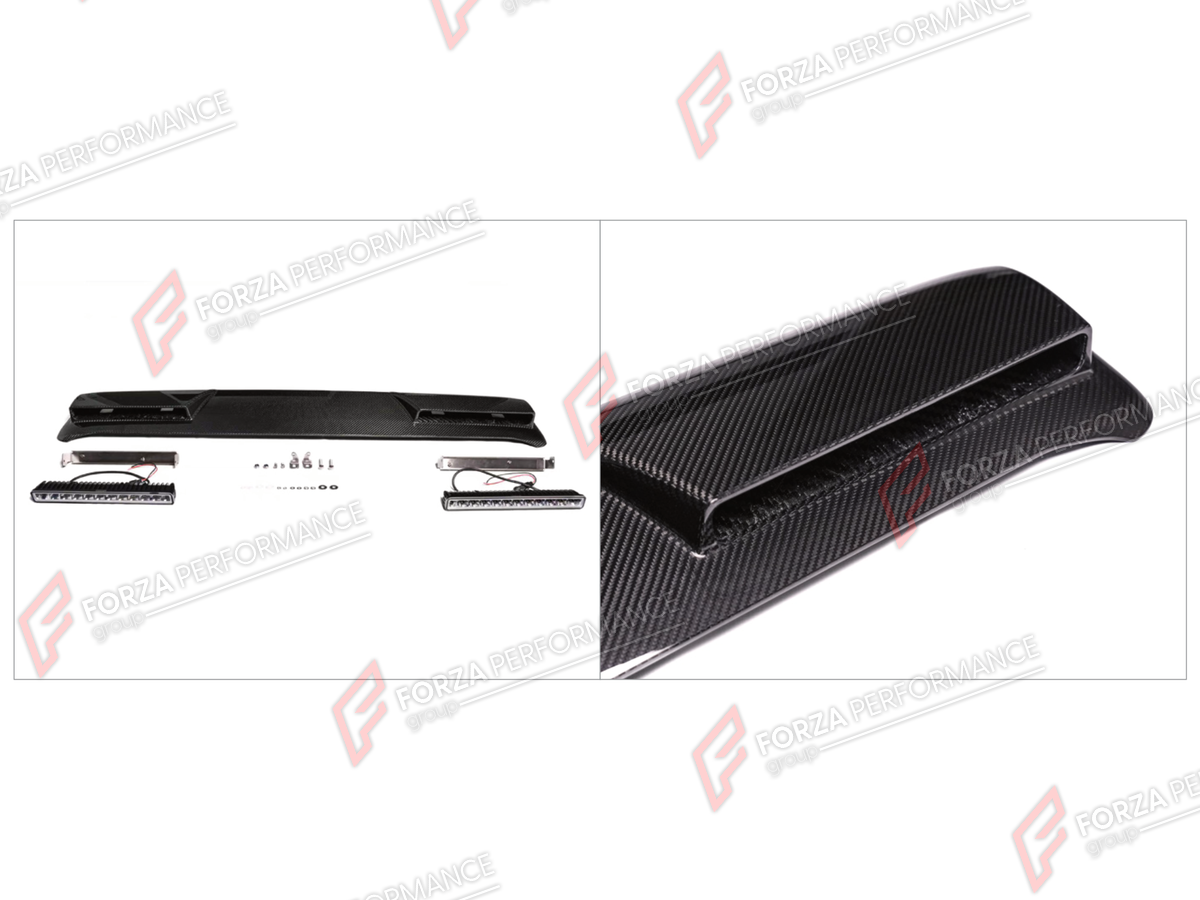ROOF LIGHT BAR for MERCEDES-BENZ G-CLASS W465 G63 G450D G500 G550 2025+

Set includes:
Roof Light Bar

Material: Plastic

NOTE: Professional installation is required.