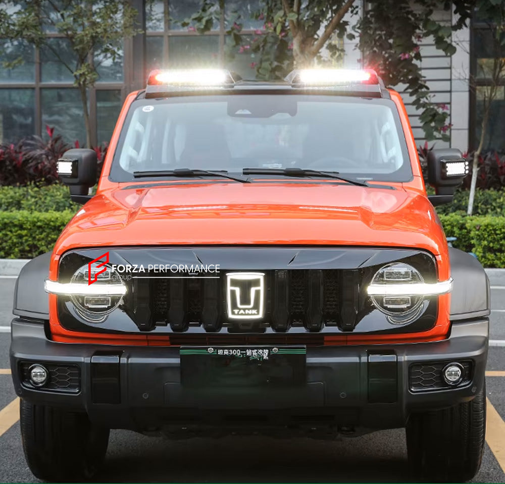 CARBON ROOF LIGHT for TANK 300 2020+

Set includes:

Light Bar

Material: Carbon Fiber

Note: Professional installation is required.
