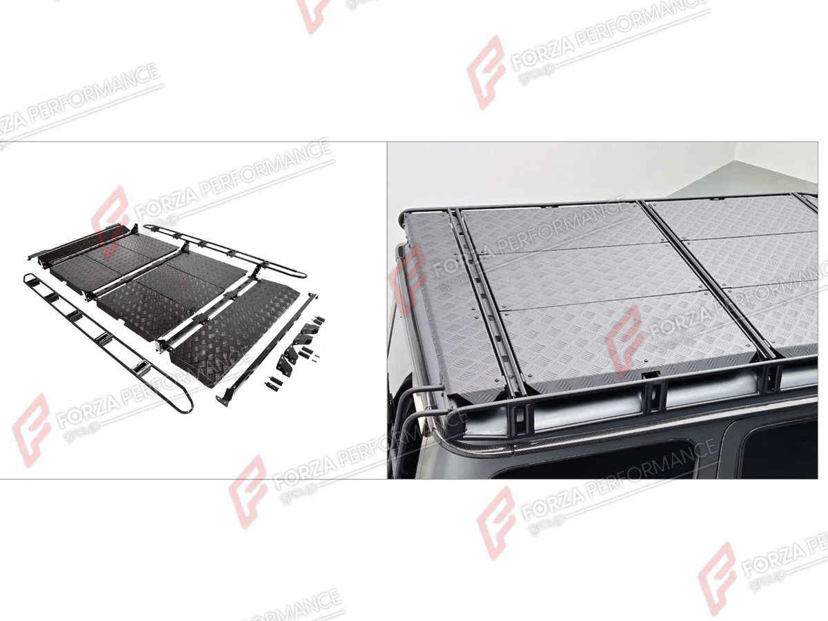 ROOF RACK BAR LUGGAGE for MERCEDES-BENZ G-CLASS W464 2019 - 2024

Set includes:
Roof Rack Bar Luggage

Material: Plastic

NOTE: Professional installation is required.