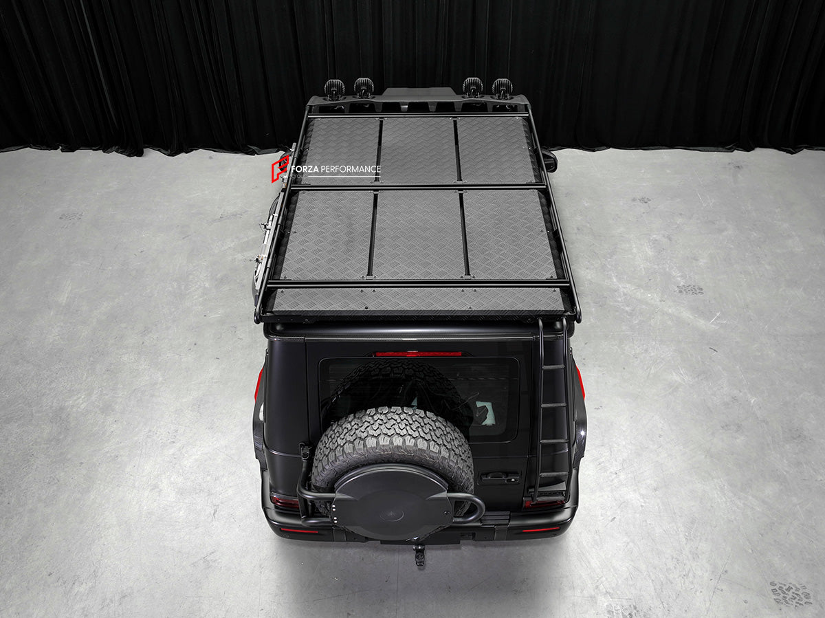 ROOF RACK BAR LUGGAGE WITH LADDER 4x4 for MERCEDES BENZ G-CLASS W463A W464 W465 G63 G550
Set includes:
Roof Rack Assembly
Rear Ladder
Mounting Hardware
Material: Aluminium plates and iron bars
Roof Rack Bar Luggage with Ladder 4x4 for Mercedes-Benz G-Class W463A, Roof Rack Bar Luggage with Ladder 4x4 for Mercedes-Benz G-Class W464, Roof Rack Bar Luggage with Ladder 4x4 for Mercedes-Benz G63, Roof Rack Bar Luggage with Ladder 4x4 for Mercedes-Benz G550, Custom Roof Rack Bar Luggage with Ladder 4x4 for Merced