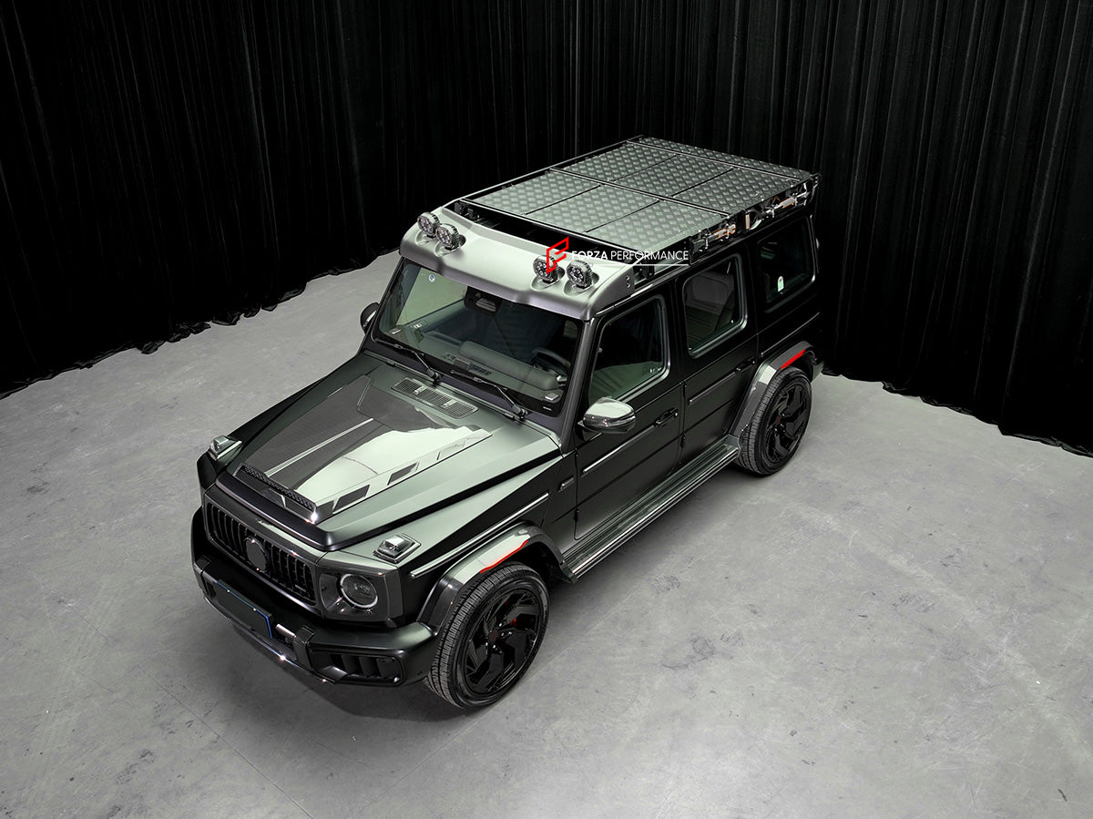 ROOF RACK BAR LUGGAGE WITH LADDER 4x4 for MERCEDES BENZ G-CLASS W463A W464 W465 G63 G550
Set includes:
Roof Rack Assembly
Rear Ladder
Mounting Hardware
Material: Aluminium plates and iron bars
Roof Rack Bar Luggage with Ladder 4x4 for Mercedes-Benz G-Class W463A, Roof Rack Bar Luggage with Ladder 4x4 for Mercedes-Benz G-Class W464, Roof Rack Bar Luggage with Ladder 4x4 for Mercedes-Benz G63, Roof Rack Bar Luggage with Ladder 4x4 for Mercedes-Benz G550, Custom Roof Rack Bar Luggage with Ladder 4x4 for Merced