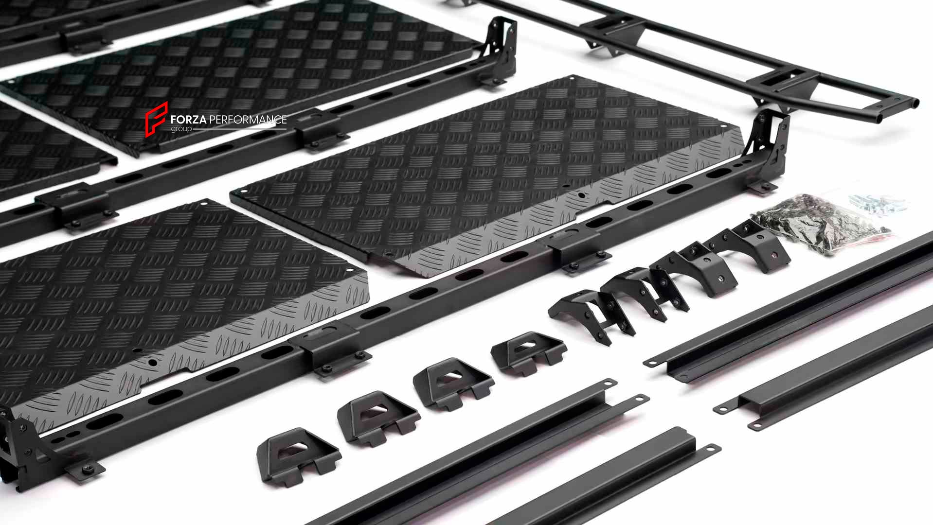 ROOF RACK BAR LUGGAGE WITH LADDER 4x4 for MERCEDES BENZ G-CLASS W463A W464 W465 G63 G550
Set includes:
Roof Rack Assembly
Rear Ladder
Mounting Hardware
Material: Aluminium plates and iron bars
Roof Rack Bar Luggage with Ladder 4x4 for Mercedes-Benz G-Class W463A, Roof Rack Bar Luggage with Ladder 4x4 for Mercedes-Benz G-Class W464, Roof Rack Bar Luggage with Ladder 4x4 for Mercedes-Benz G63, Roof Rack Bar Luggage with Ladder 4x4 for Mercedes-Benz G550, Custom Roof Rack Bar Luggage with Ladder 4x4 for Merced