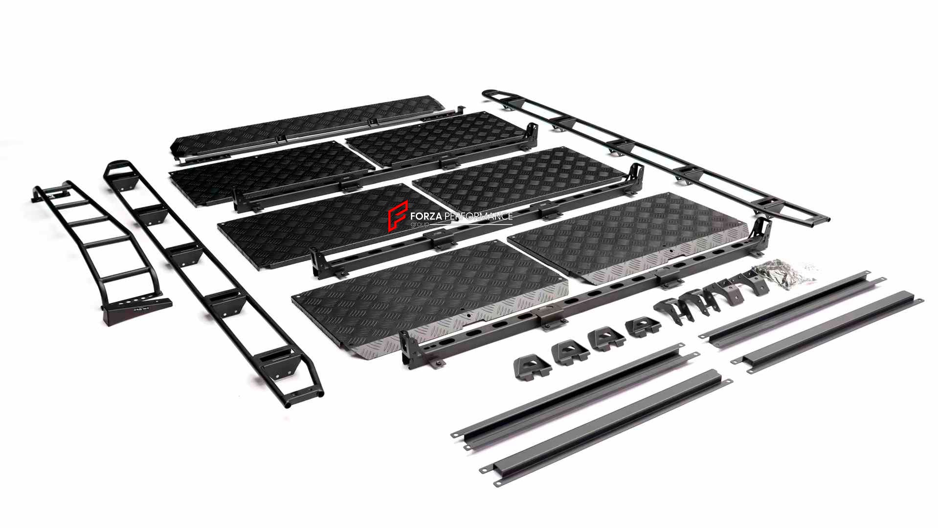 ROOF RACK BAR LUGGAGE WITH LADDER 4x4 for MERCEDES BENZ G-CLASS W463A W464 W465 G63 G550
Set includes:
Roof Rack Assembly
Rear Ladder
Mounting Hardware
Material: Aluminium plates and iron bars
Roof Rack Bar Luggage with Ladder 4x4 for Mercedes-Benz G-Class W463A, Roof Rack Bar Luggage with Ladder 4x4 for Mercedes-Benz G-Class W464, Roof Rack Bar Luggage with Ladder 4x4 for Mercedes-Benz G63, Roof Rack Bar Luggage with Ladder 4x4 for Mercedes-Benz G550, Custom Roof Rack Bar Luggage with Ladder 4x4 for Merced